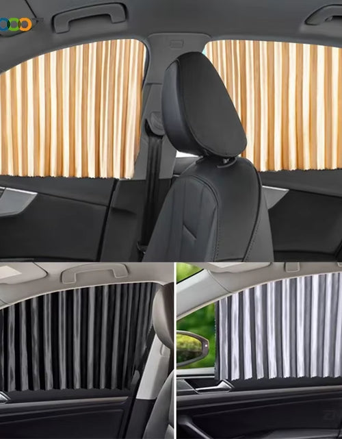 Load image into Gallery viewer, ShadeGuard™ Magnetic Car Window Sunshade – Cool, Private, Protected. InstantlyMagnetic Car Sunshade Window Curtains Auto Window Sun Shade Privacy Sun UV Protection Window Shield Car Interior Accessories

